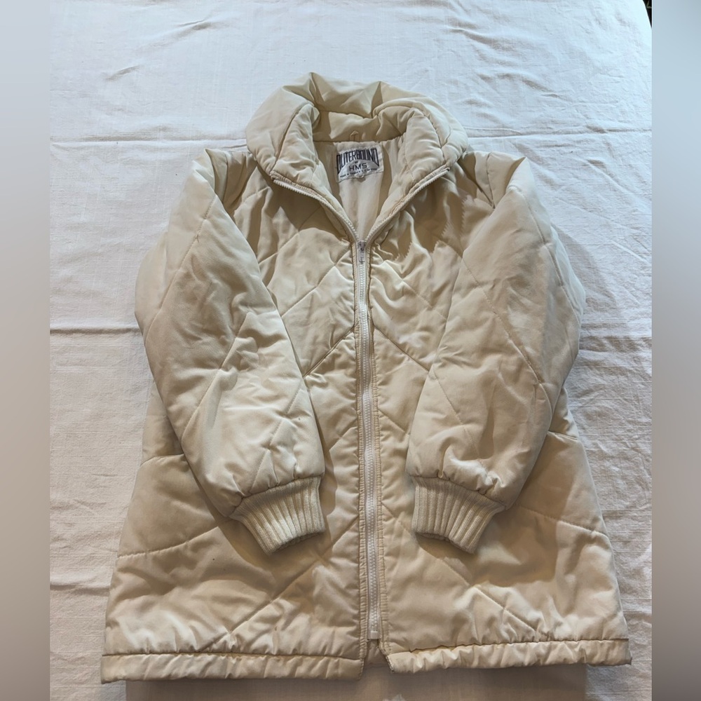 Vintage Outerbound by HMS Cream Quilted Jacket